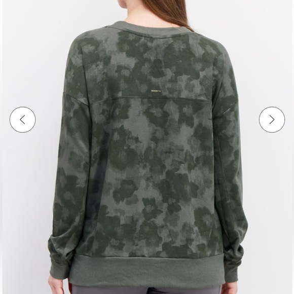 Mondetta Ladies' Lightweight Crewneck sweatshirt Active Top NEW - Picture 2 of 6